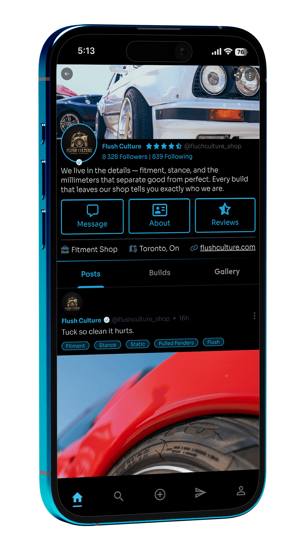 Business Profile Mockup